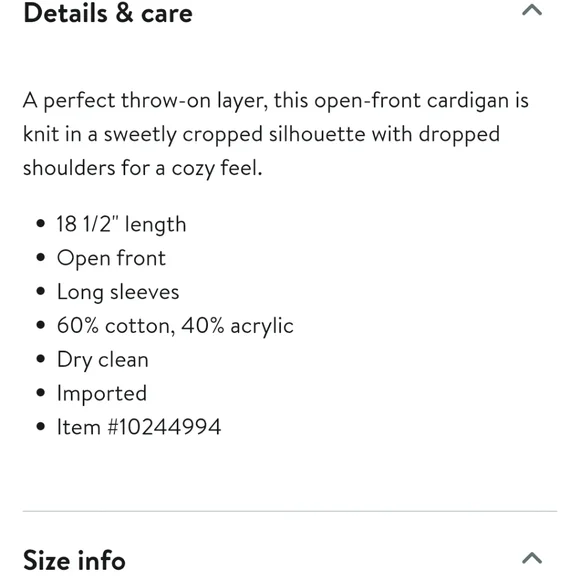 Splendid Lily Striped Cropped Cardigan - Picture 3 of 5